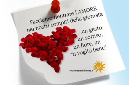 Esercitarsi all’amore